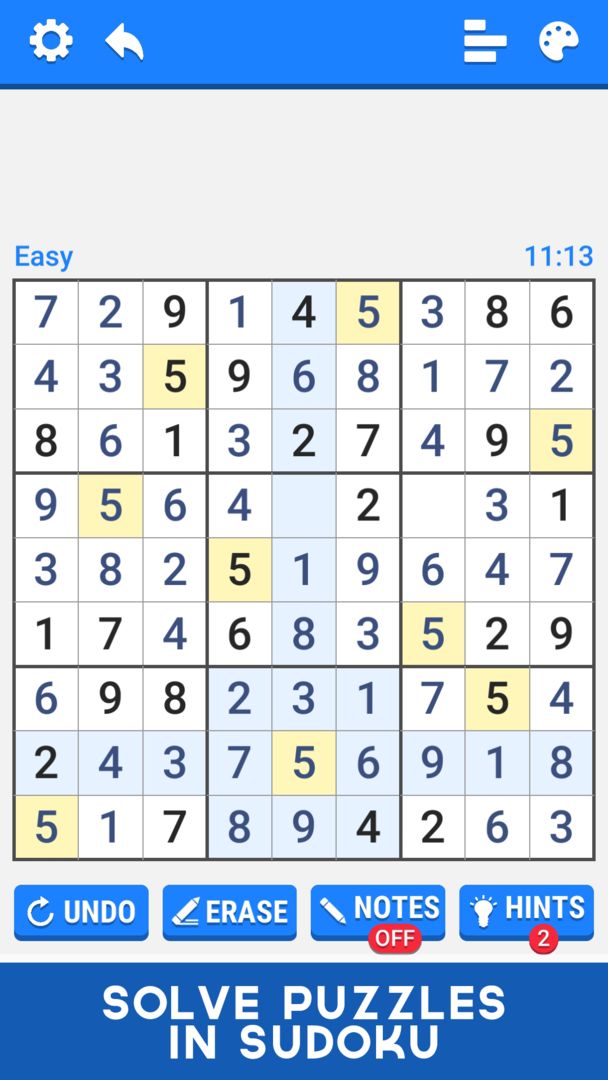 Sudoku Free - Classic Puzzle Brain Out Games ภาพหน้าจอเกม