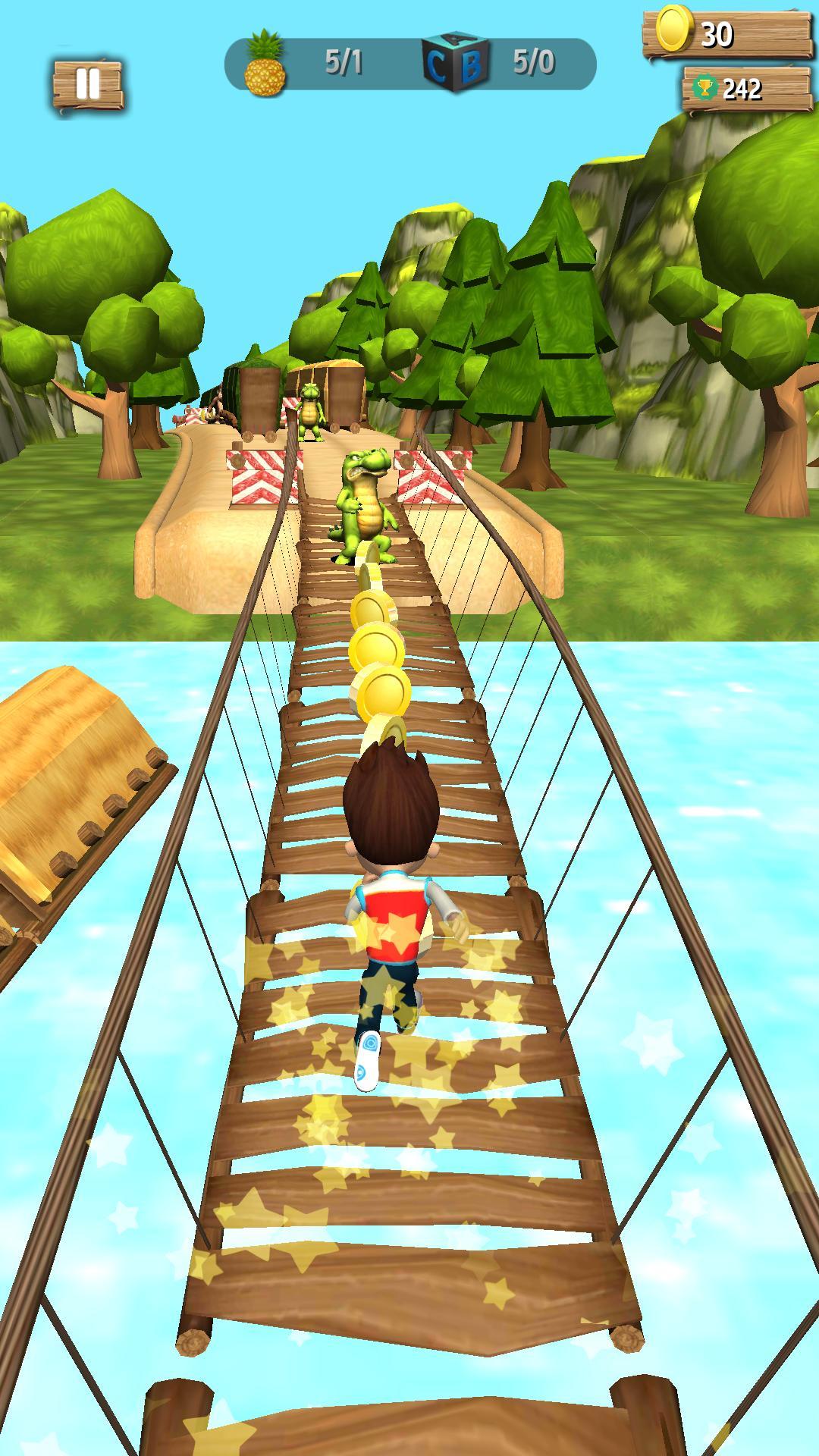 Captura de Tela do Jogo Subway Paw Escape Run Patrol