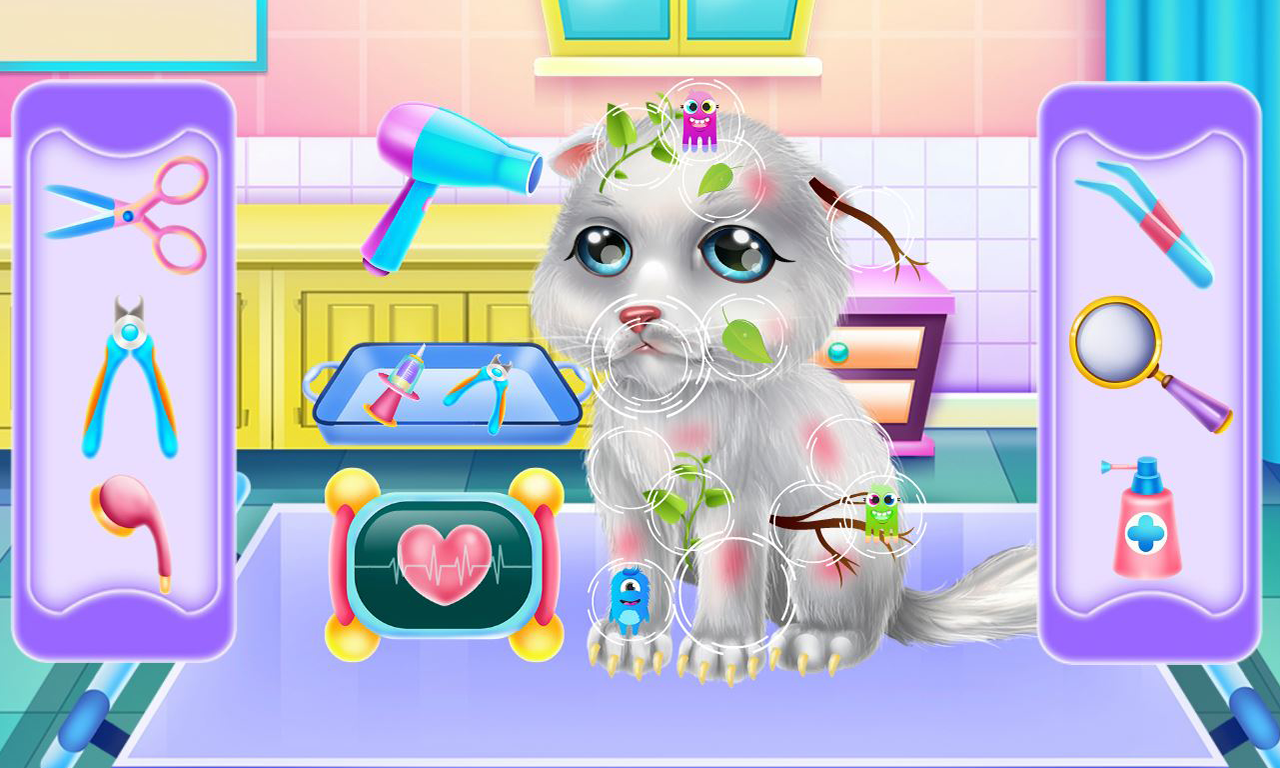Screenshot 1 of Kitty Beauty Kitty Grooming Spa Salun 1.0.0