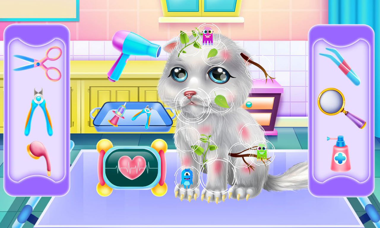 Kitty Beauty Kitty Grooming Spa Salon ゲームのスクリーンショット