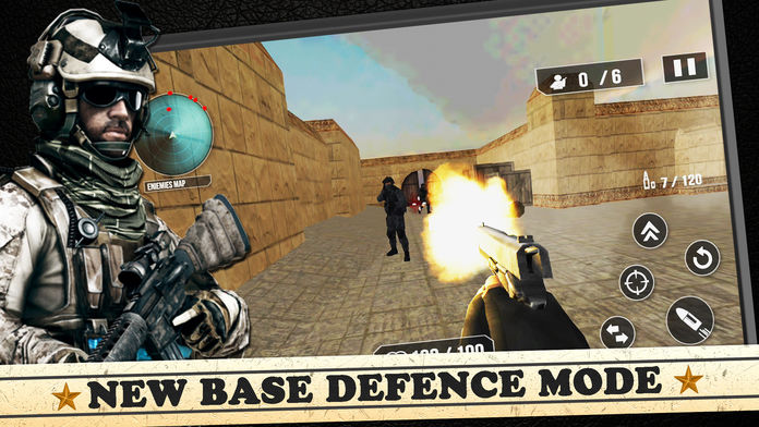 Screenshot of Commander War Real Sniper Shooter Pro