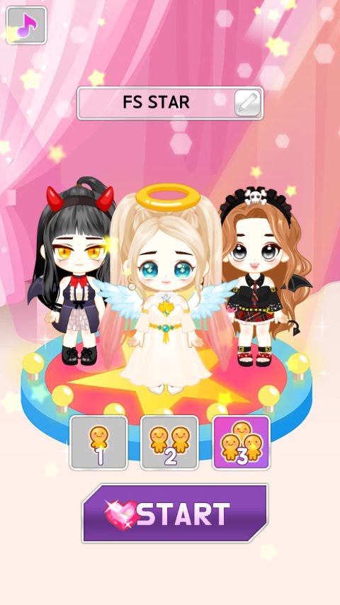 My Fashion Star : Angel & Devil style screenshot game