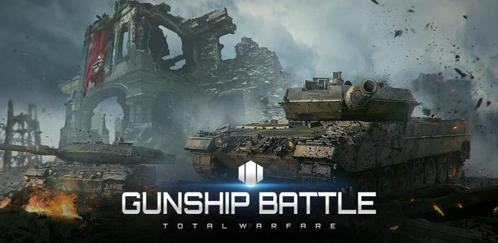 Banner of Gunship Battle Total Warfare 