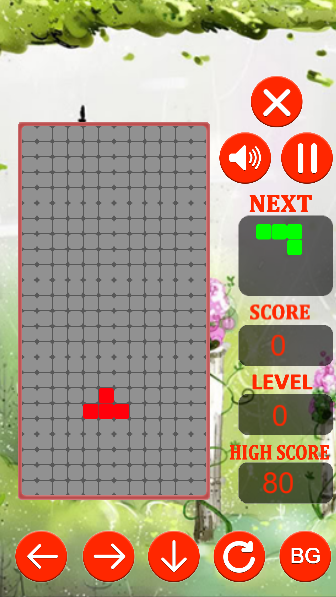 Captura de Tela do Jogo Classic Tetris