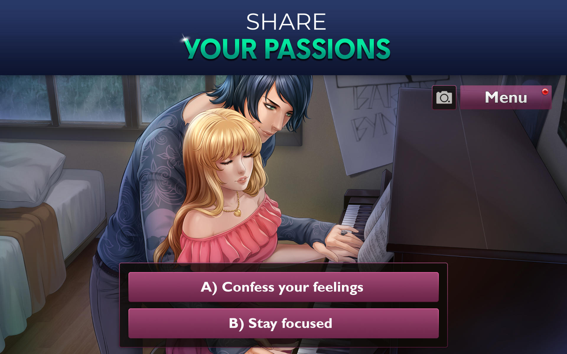 Is It Love? Peter - vampire Game Screenshot