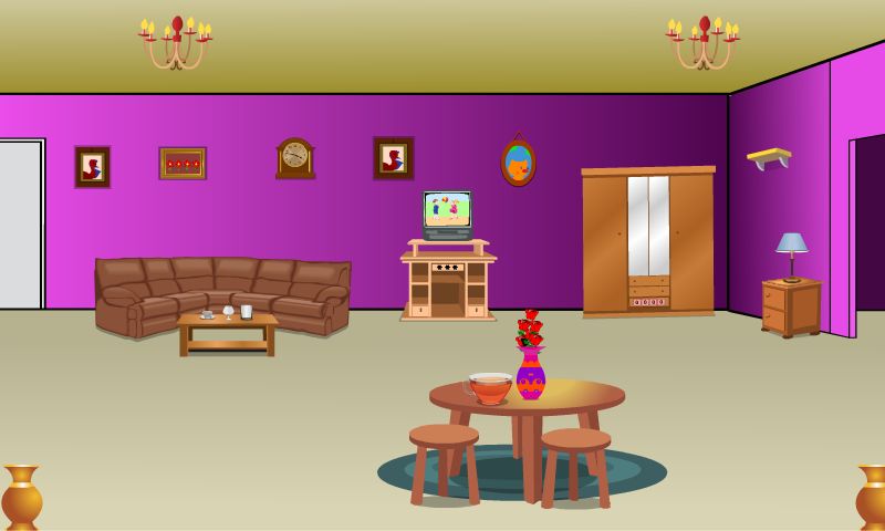 Modern Purple House Escape ภาพหน้าจอเกม