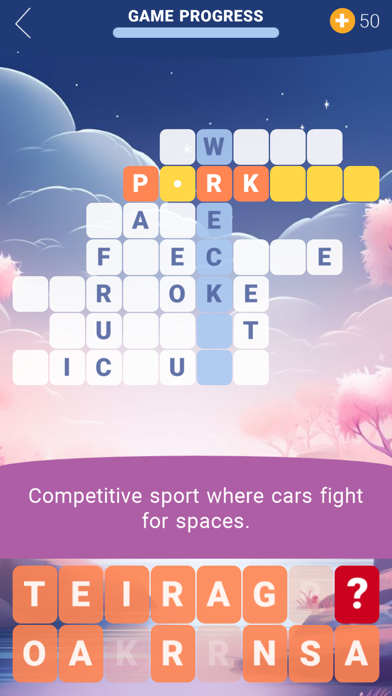 Funny AI Crosswords Game Screenshot
