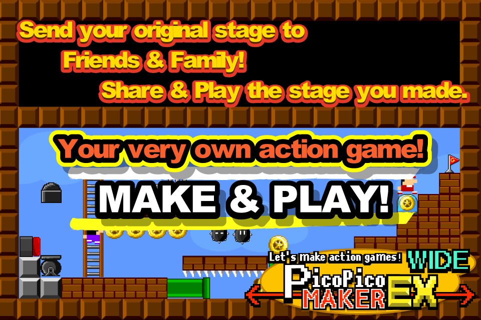 Screenshot of Make Action PicoPicoMaker WIDE