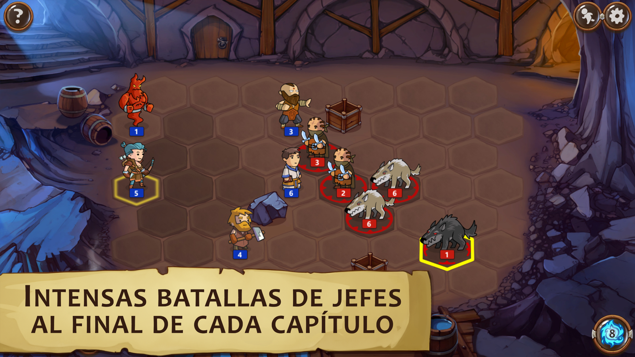 Captura de Pantalla del Juego Braveland Wizard