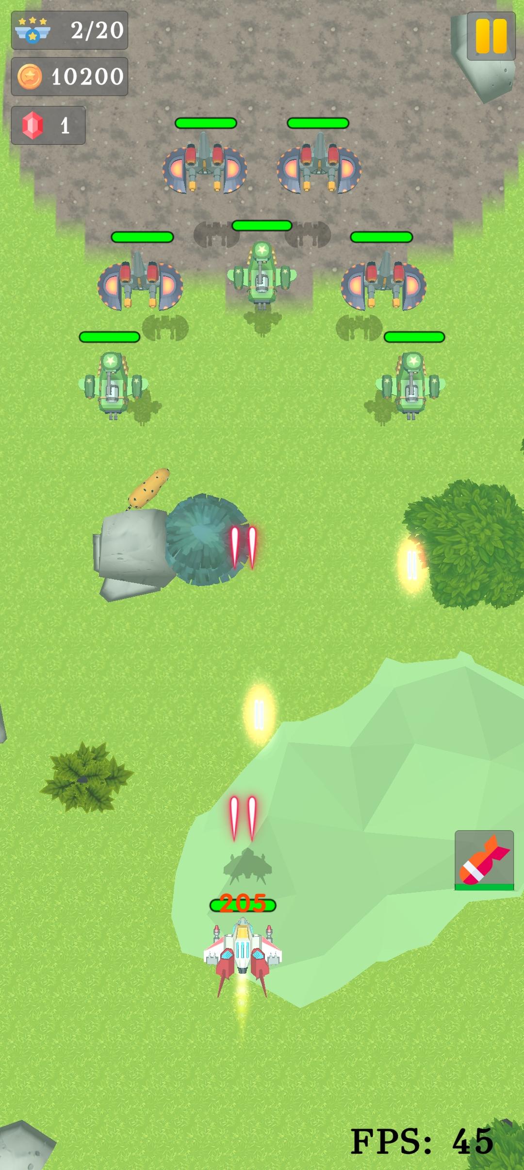 Thunder Strike: 3D Air Combat Game Screenshot