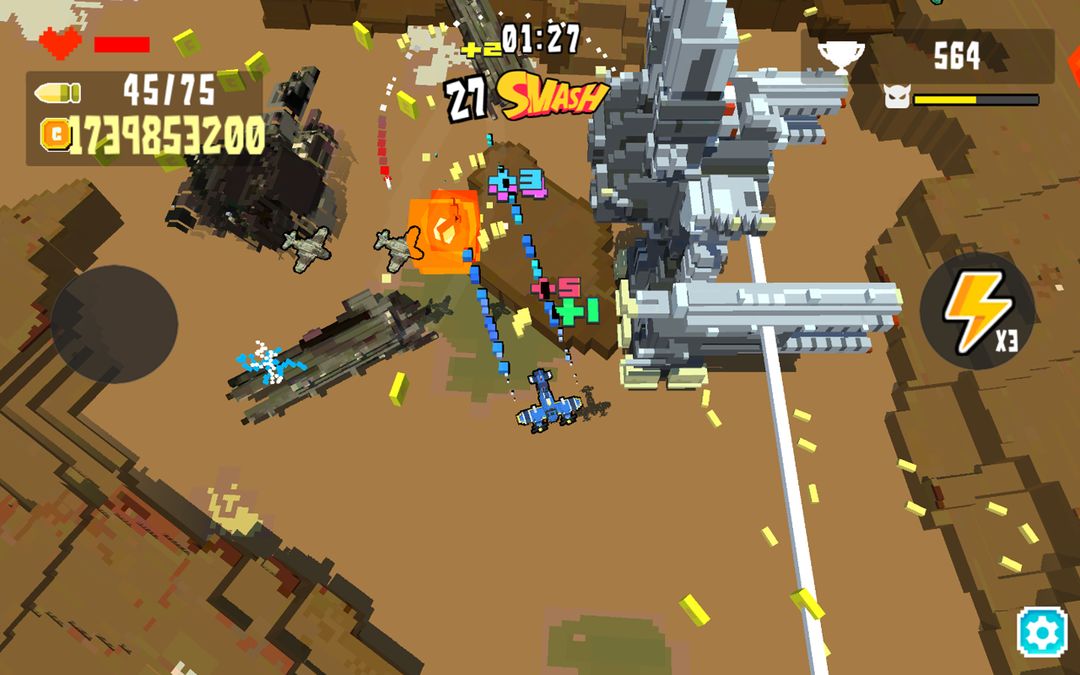 Screenshot of Aero Smash -open fire