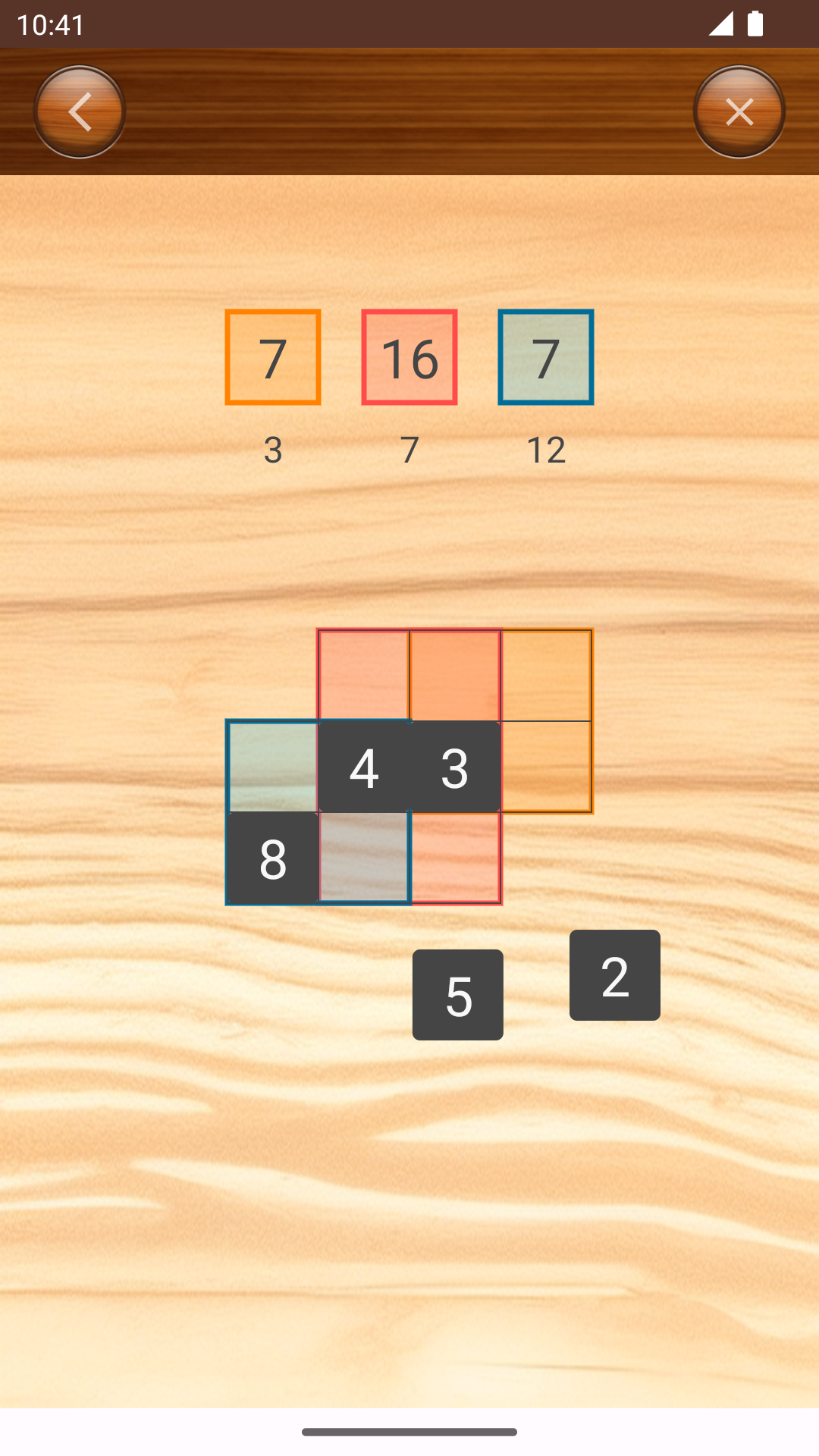 Place Numbers - Math Game Game Screenshot