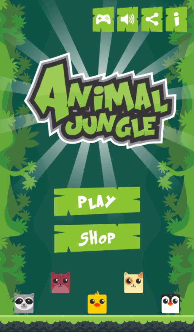 Animal Jungle 게임 스크린 샷