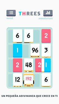 Captura de Pantalla del Juego Threes!