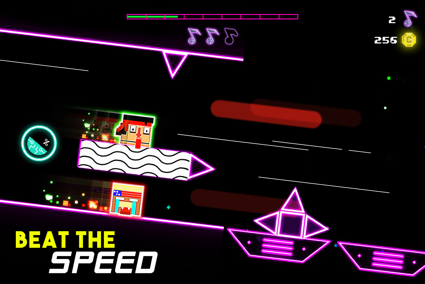 Captura de Tela do Jogo Daft Jump - Addictive platformer game