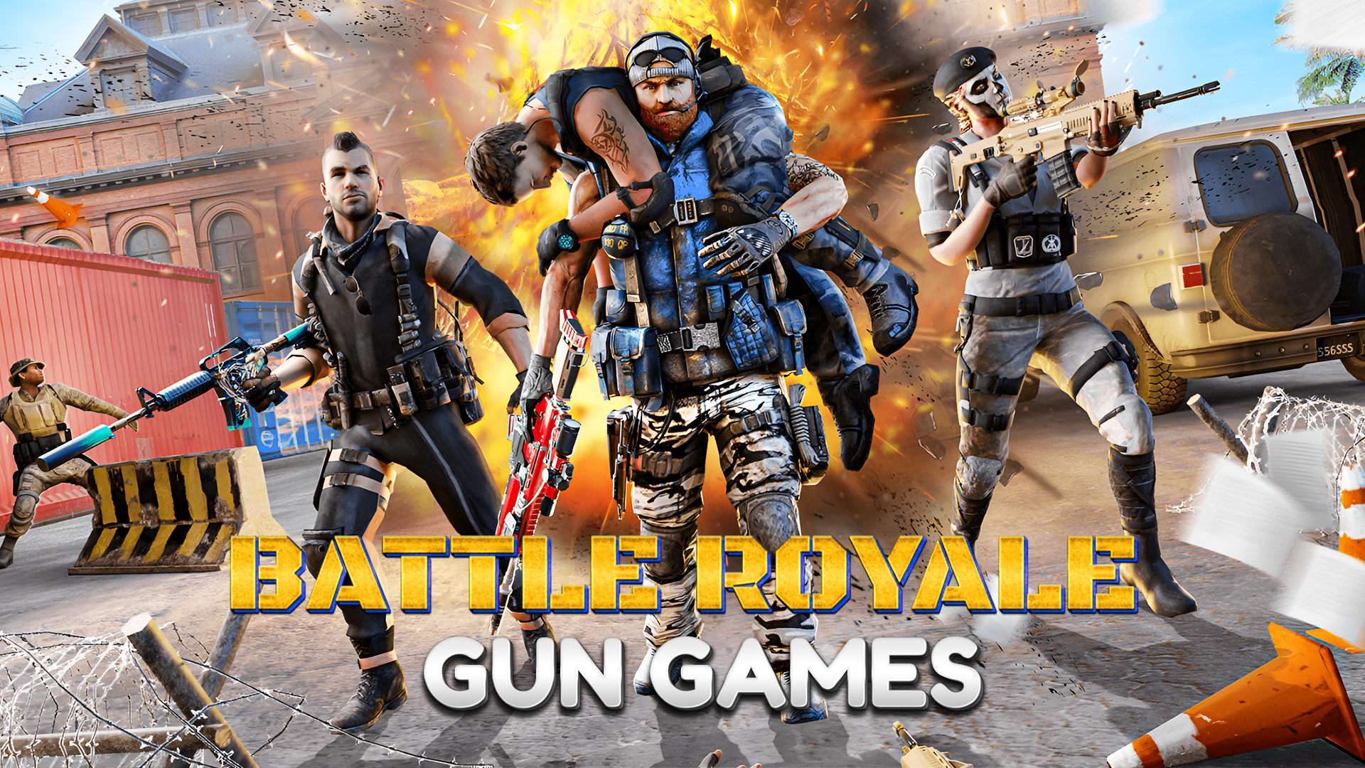 Gun Games : Fps Battleground Game Screenshot