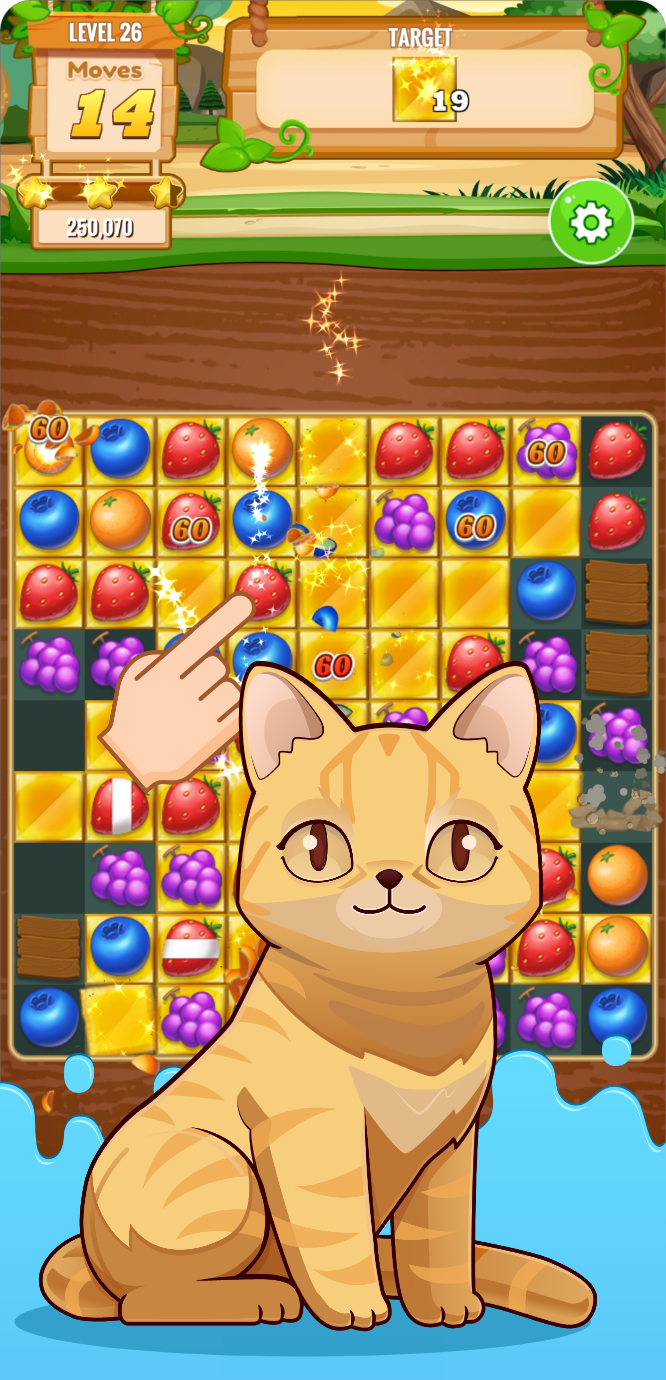 Shero Sweet Fruit Match 3 Game screenshot game