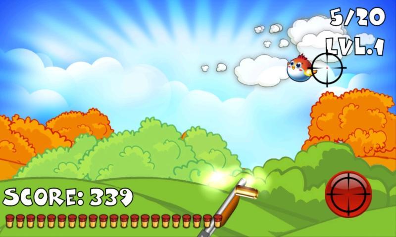 Tiny Bird Hunting Game Screenshot