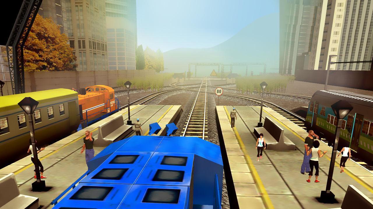 Screenshot 1 of Train Racing Games 3D 2 Player 8.5