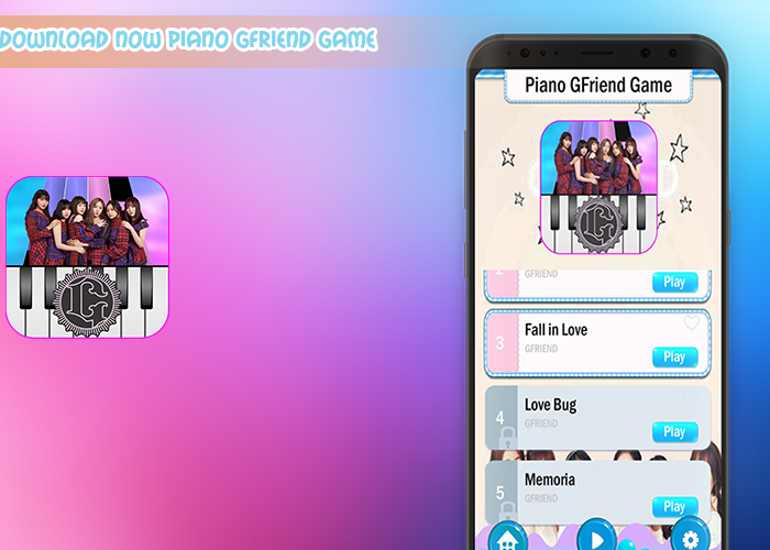 Screenshot 1 of ピアノ タイル GFRIEND ゲーム 3.0