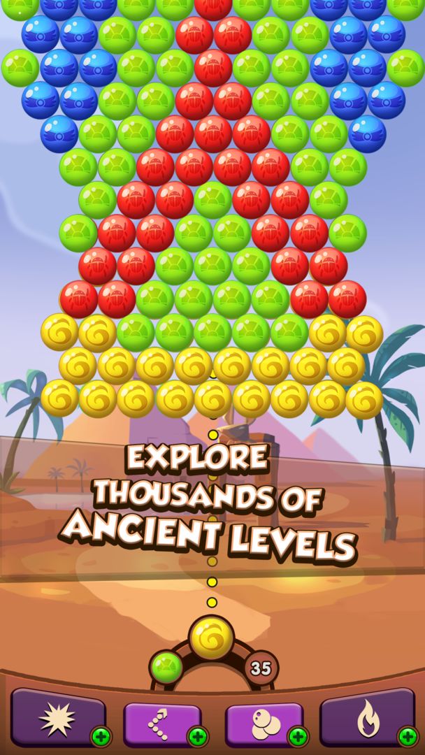 Bubble Pyramids screenshot game