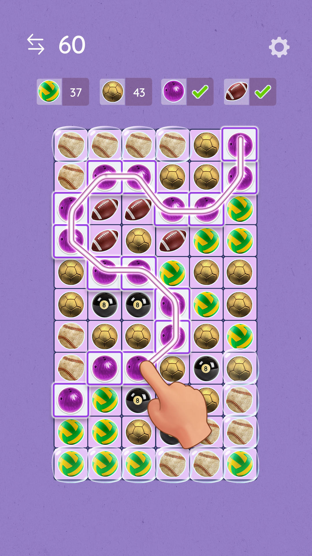 Captura de Tela do Jogo Tile Link - Match & Connect