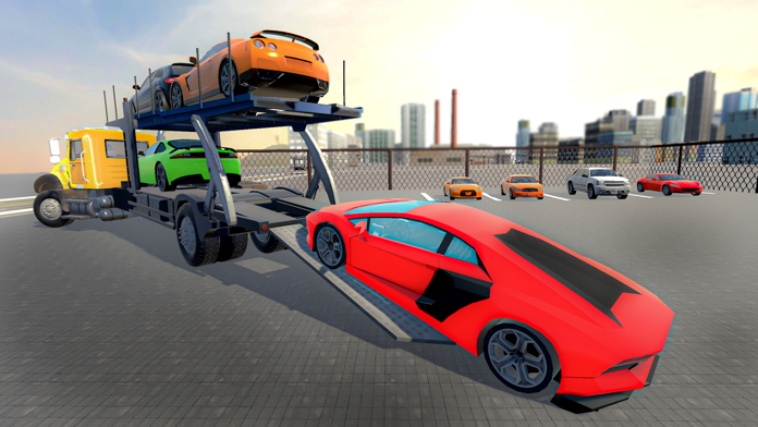 Captura de Tela do Jogo American Trailer Truck Driving