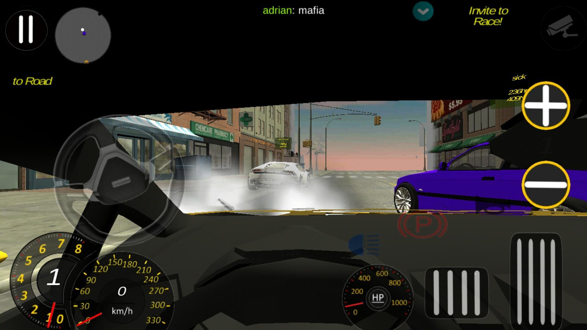 Drag Racing: Multiplayer Game Screenshot