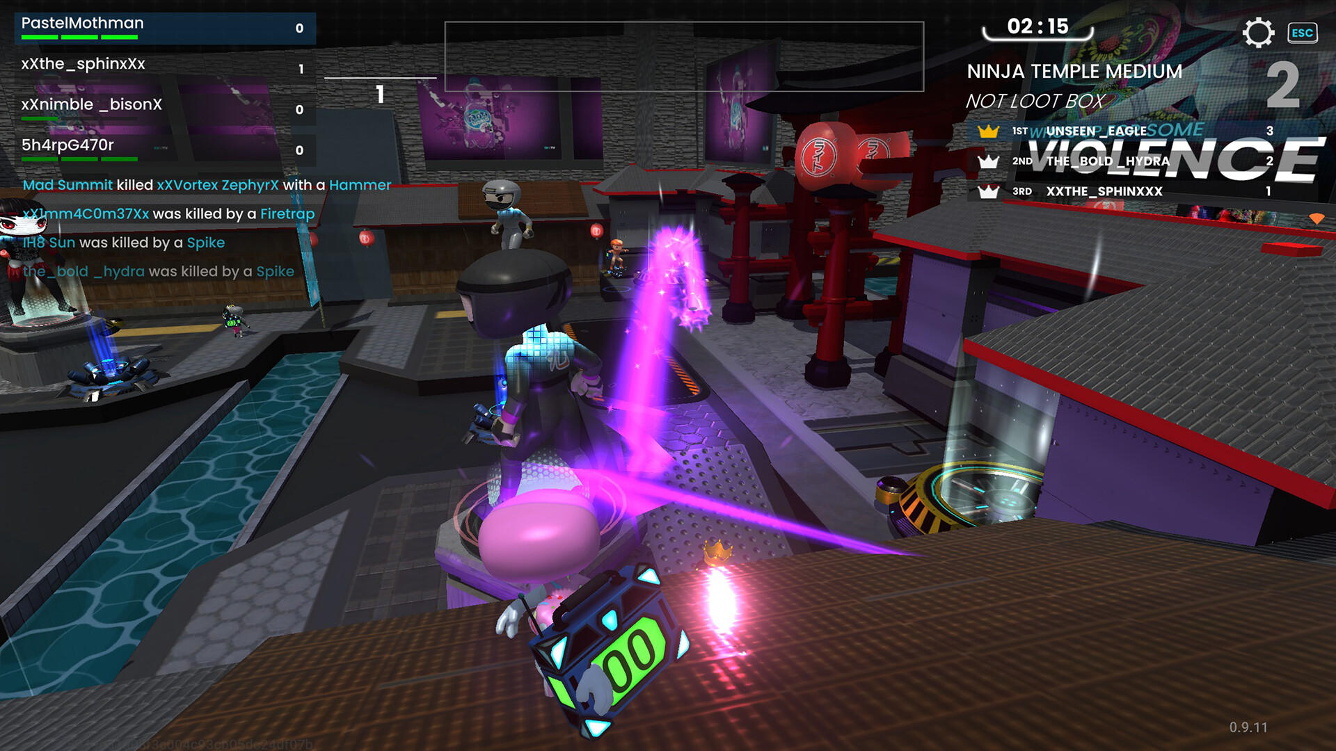 Screenshot of ATOMIC TITANS: Light Violence