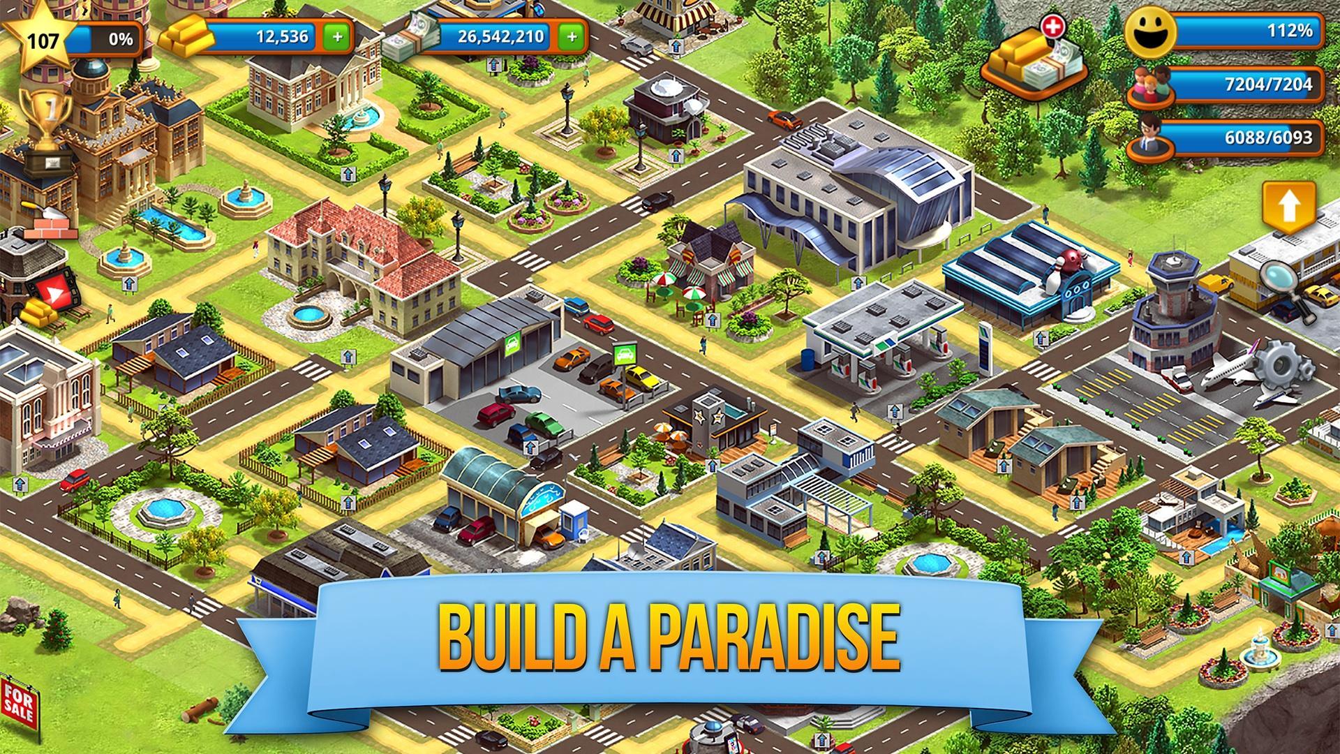 Tropic Paradise Sim: Town Buil Game Screenshot
