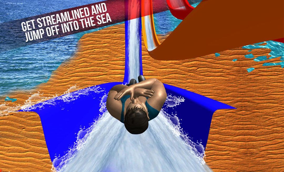 Sky Water Slide Flip Adventure Diving Stunts screenshot game