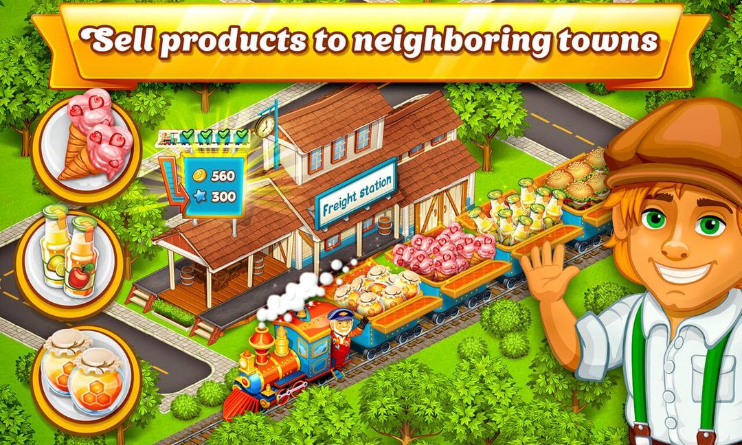 Screenshot of Cartoon City - farm to village