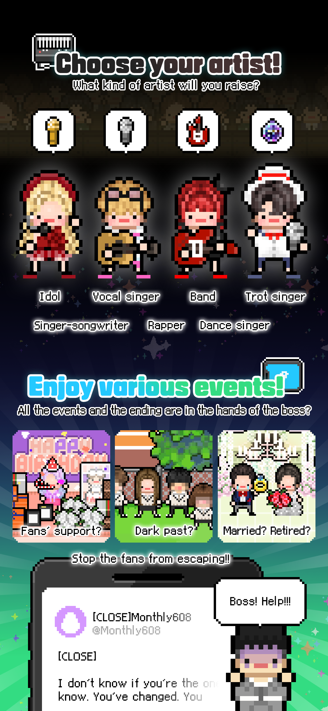 Screenshot of Monthly Entertainment