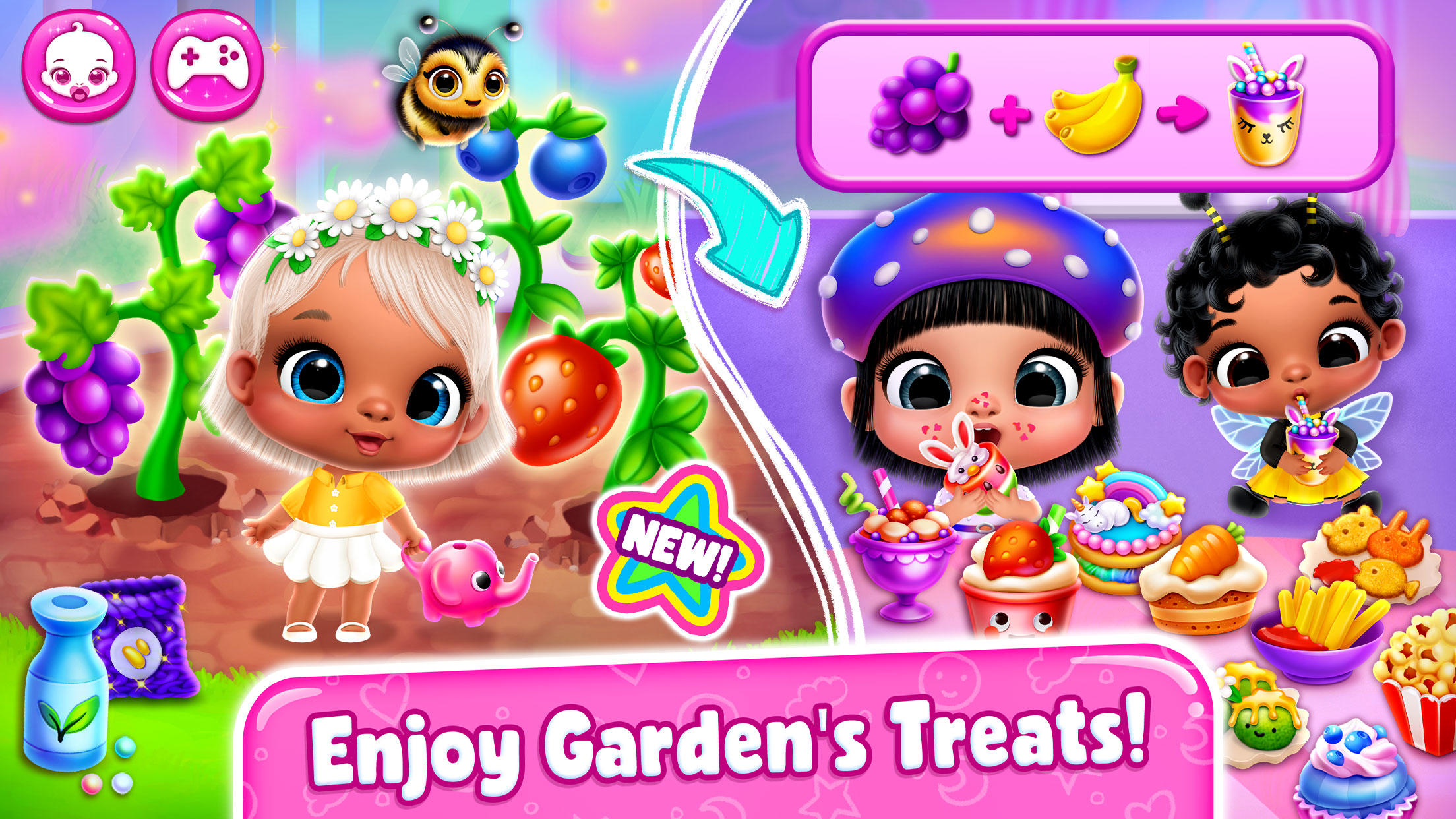 Giggle Babies - Toddler Care Game Screenshot