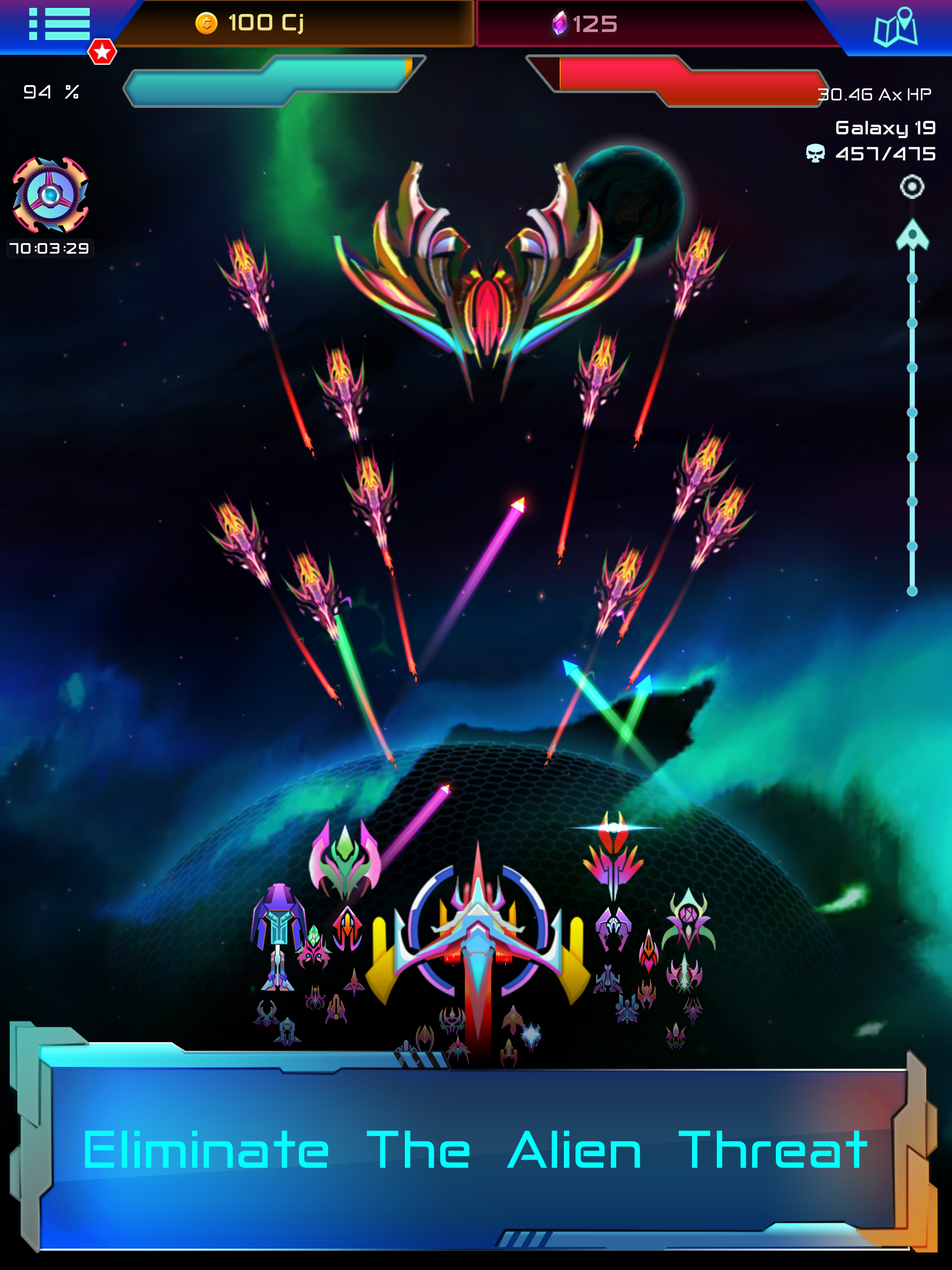 Void Troopers : Sci-fi Tapper Game Screenshot