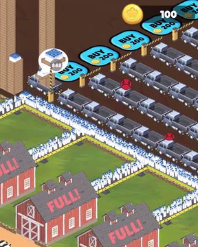 Milk Farm Empire ゲームのスクリーンショット