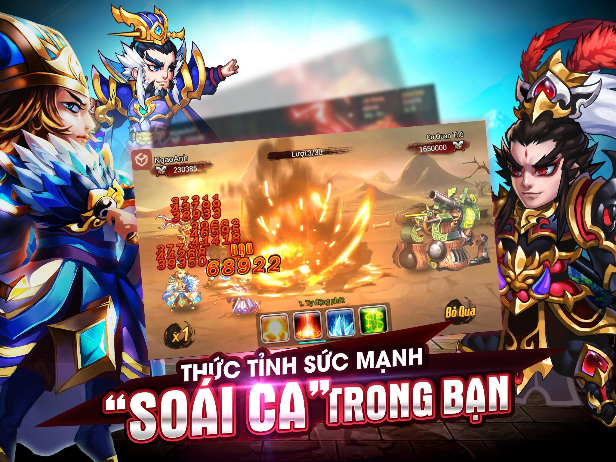 Soái Ca Tam Quốc Game Screenshot