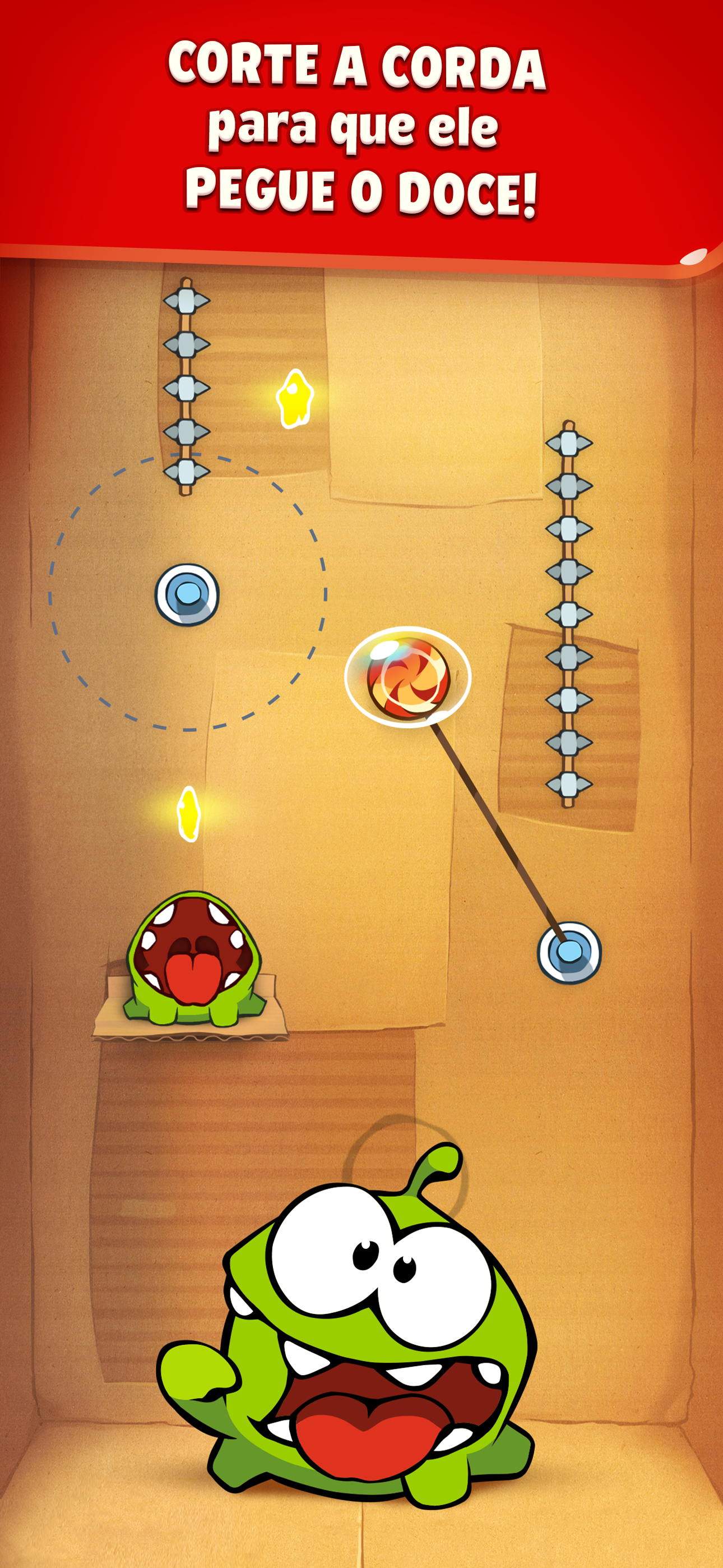 Captura de Tela do Jogo Cut the Rope