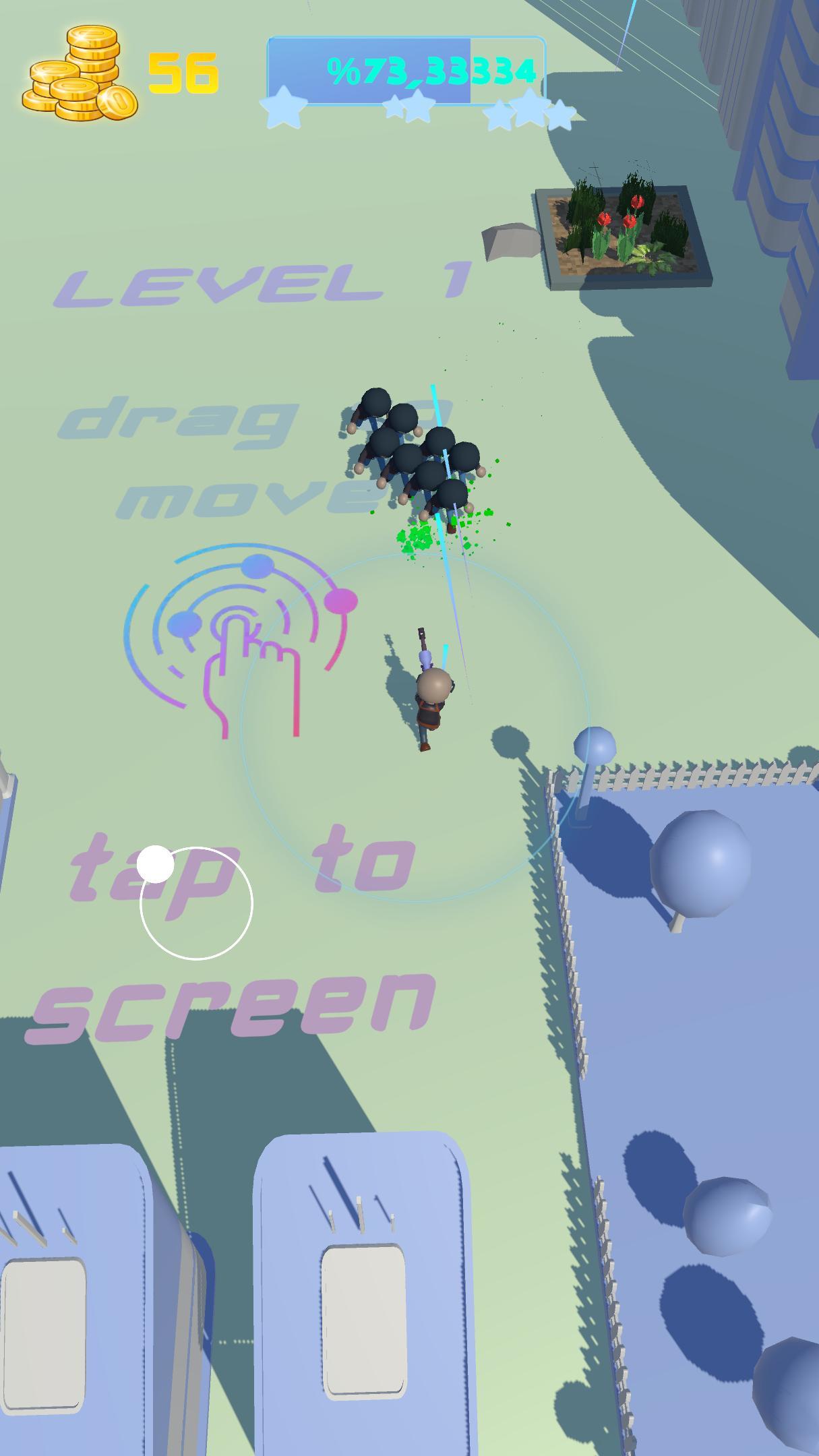 Hide the Bullet Game Screenshot