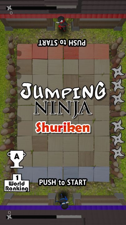 Screenshot 1 of Jumping Ninja Shuriken : two Player game 1.4