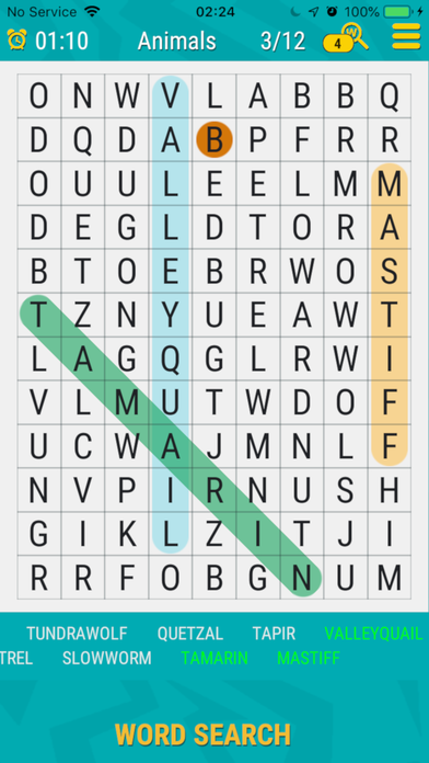 Word Search Puzzle - Word Find 게임 스크린샷