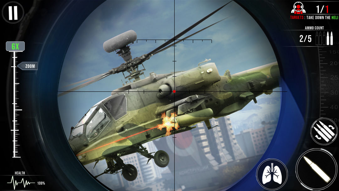 Sniper Shooter Mission Games ภาพหน้าจอเกม