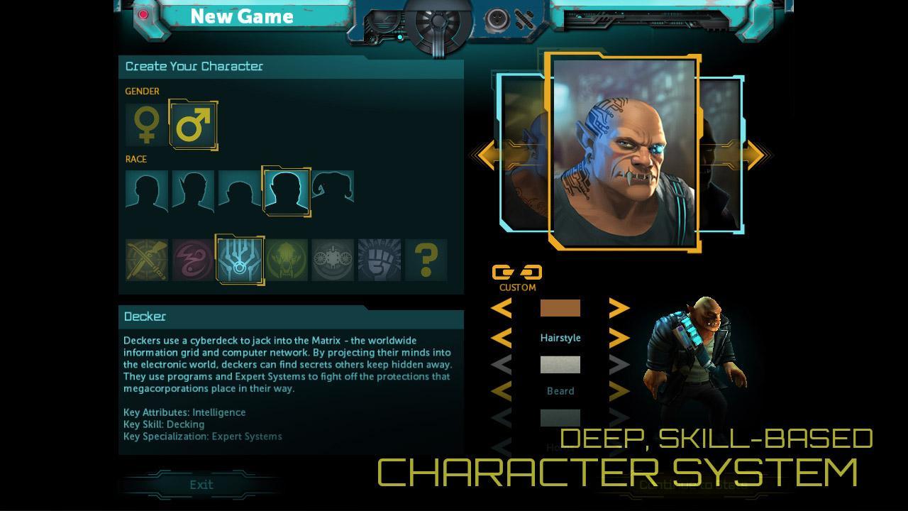 Shadowrun Returns Game Screenshot