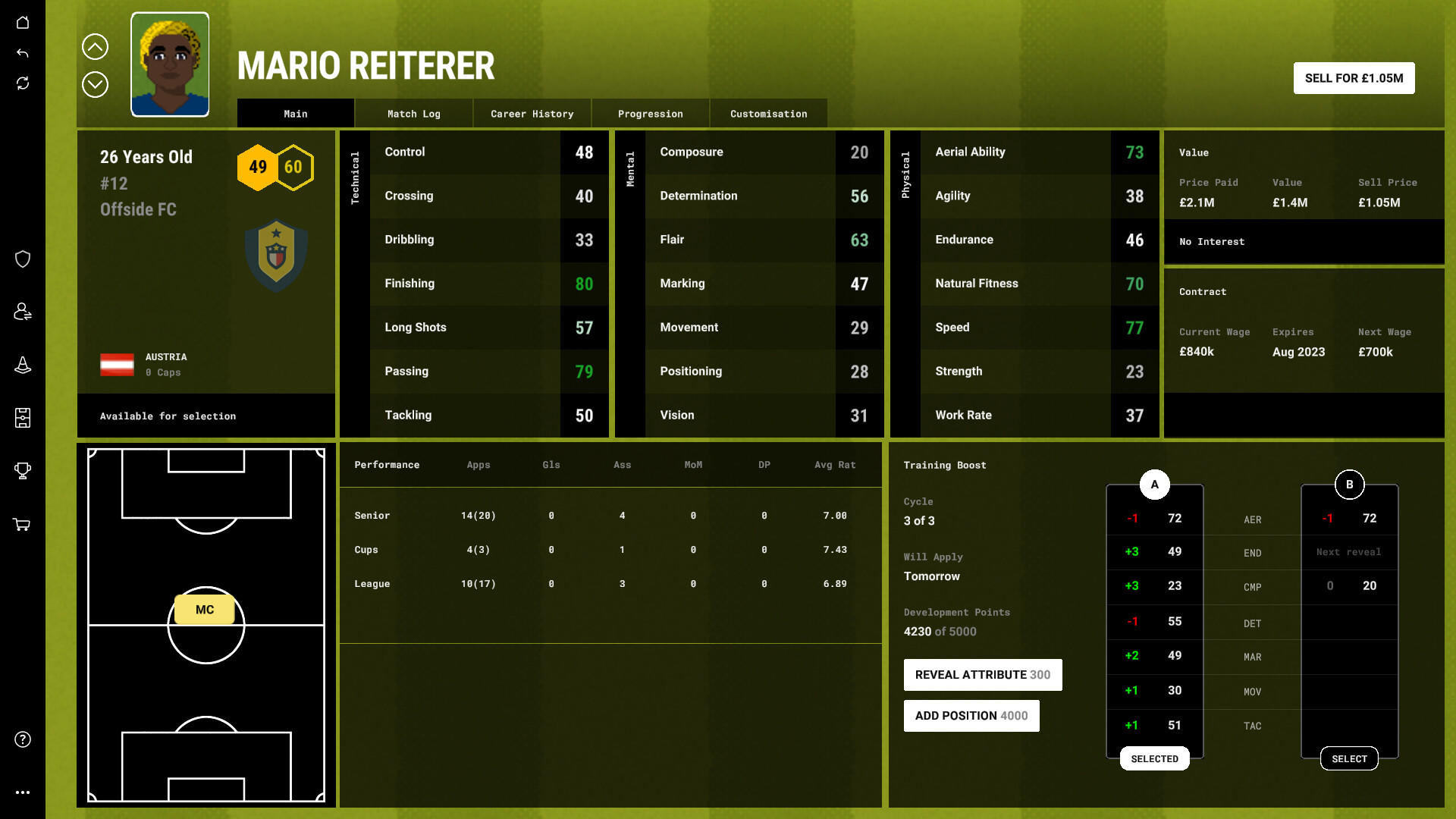 Screenshot 1 of 90 Minute Fever - Футбольный онлайн-менеджер 