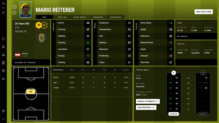 Screenshot 1 of 90 Minute Fever - Online Football (Soccer) Manager 