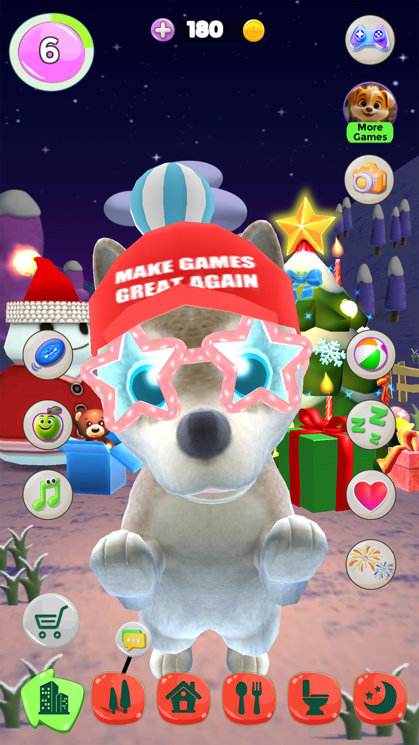 Cuplikan Layar Game Talking Puppy - Virtual Pet