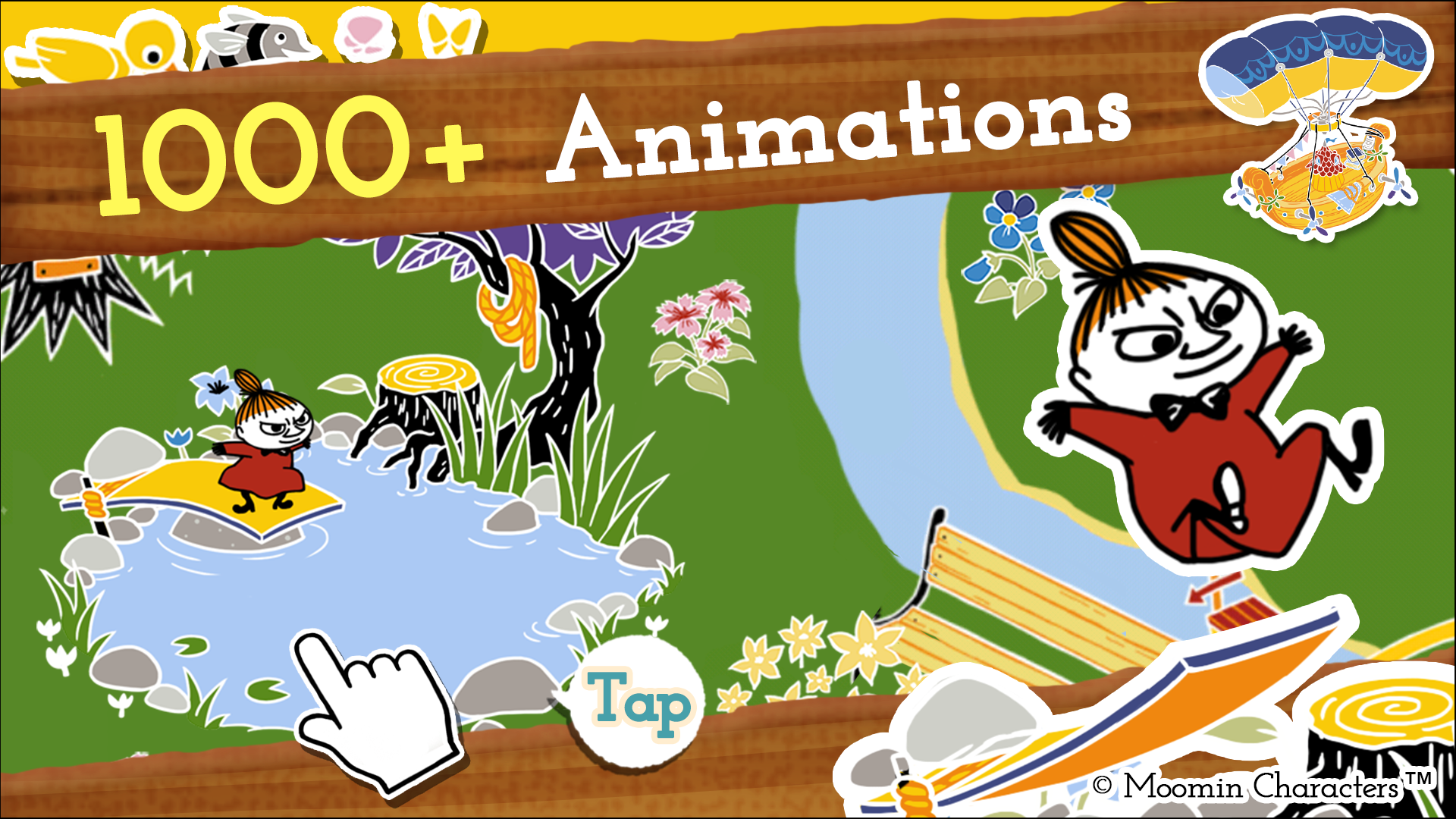 Captura de Tela do Jogo MOOMIN Welcome to Moominvalley