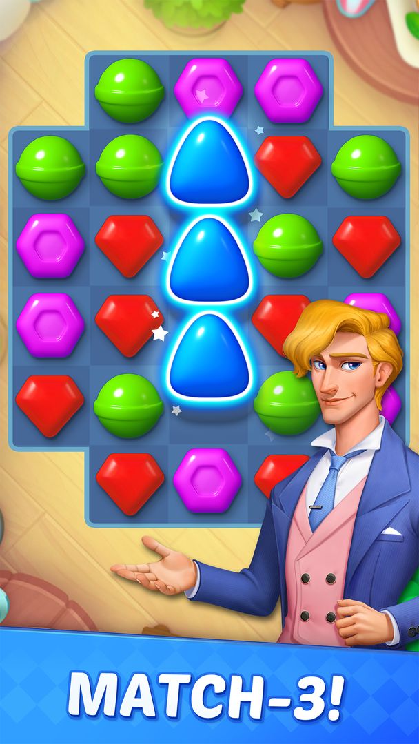 Screenshot of Candy Puzzlejoy: Match 3 Games