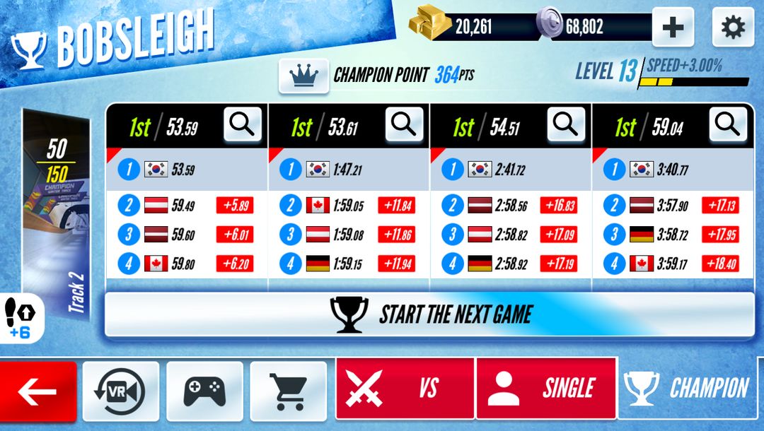Sleigh Champion  Winter sports screenshot game