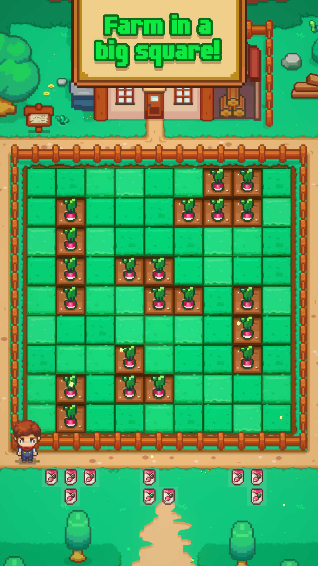 Screenshot 1 of Fazenda quadrada - blocos de quebra-cabeça! 4.3